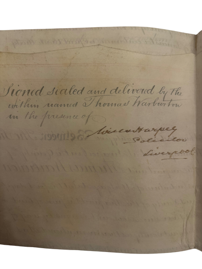 Victorian Indenture Deed — The Sun Permanent Benefit Building Society, Liverpool (1885)