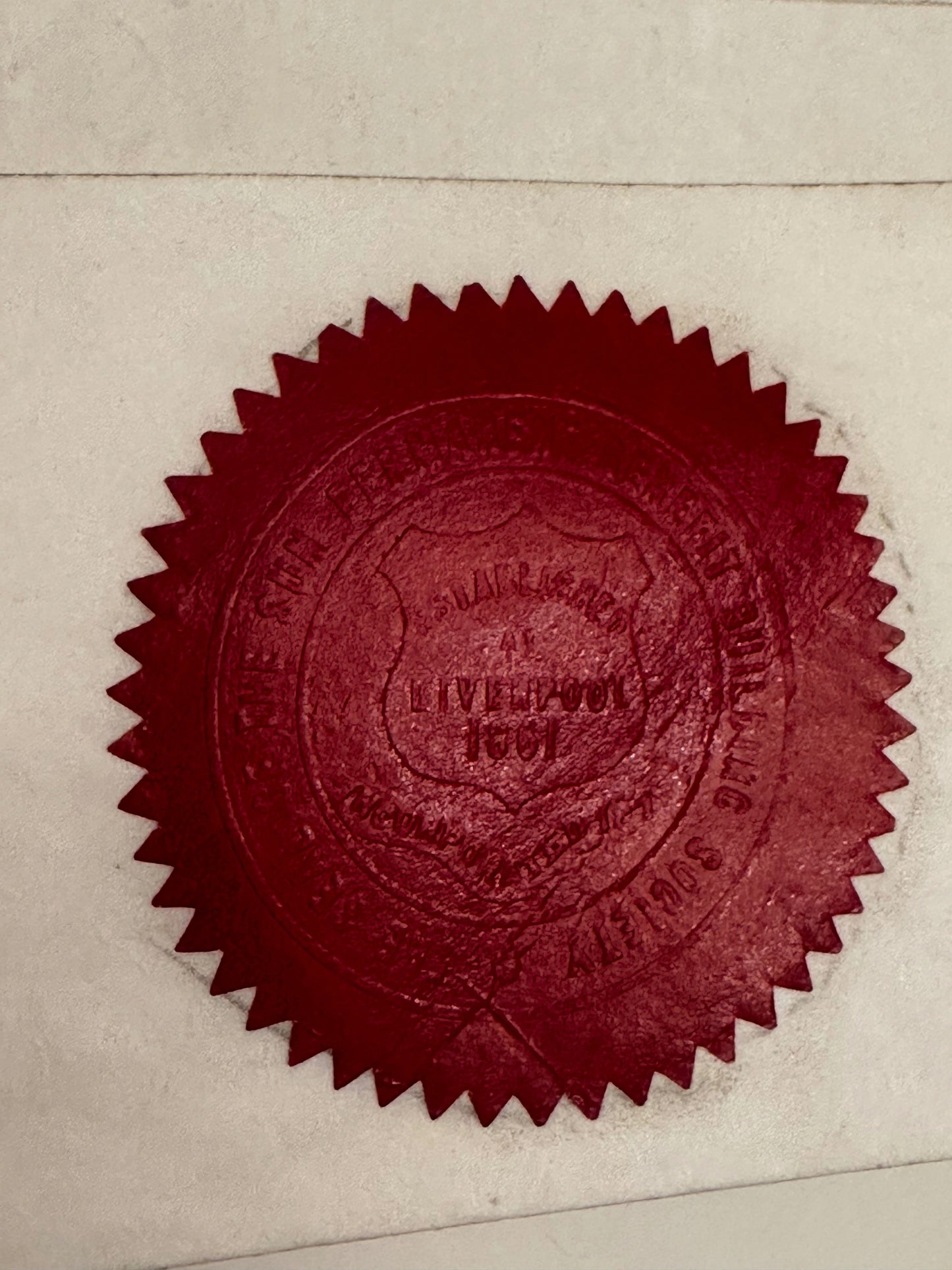 Victorian Indenture Deed — The Sun Permanent Benefit Building Society, Liverpool (1885)