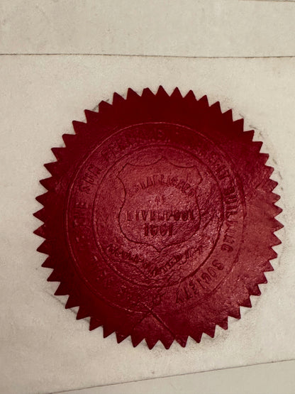 Victorian Indenture Deed — The Sun Permanent Benefit Building Society, Liverpool (1885)