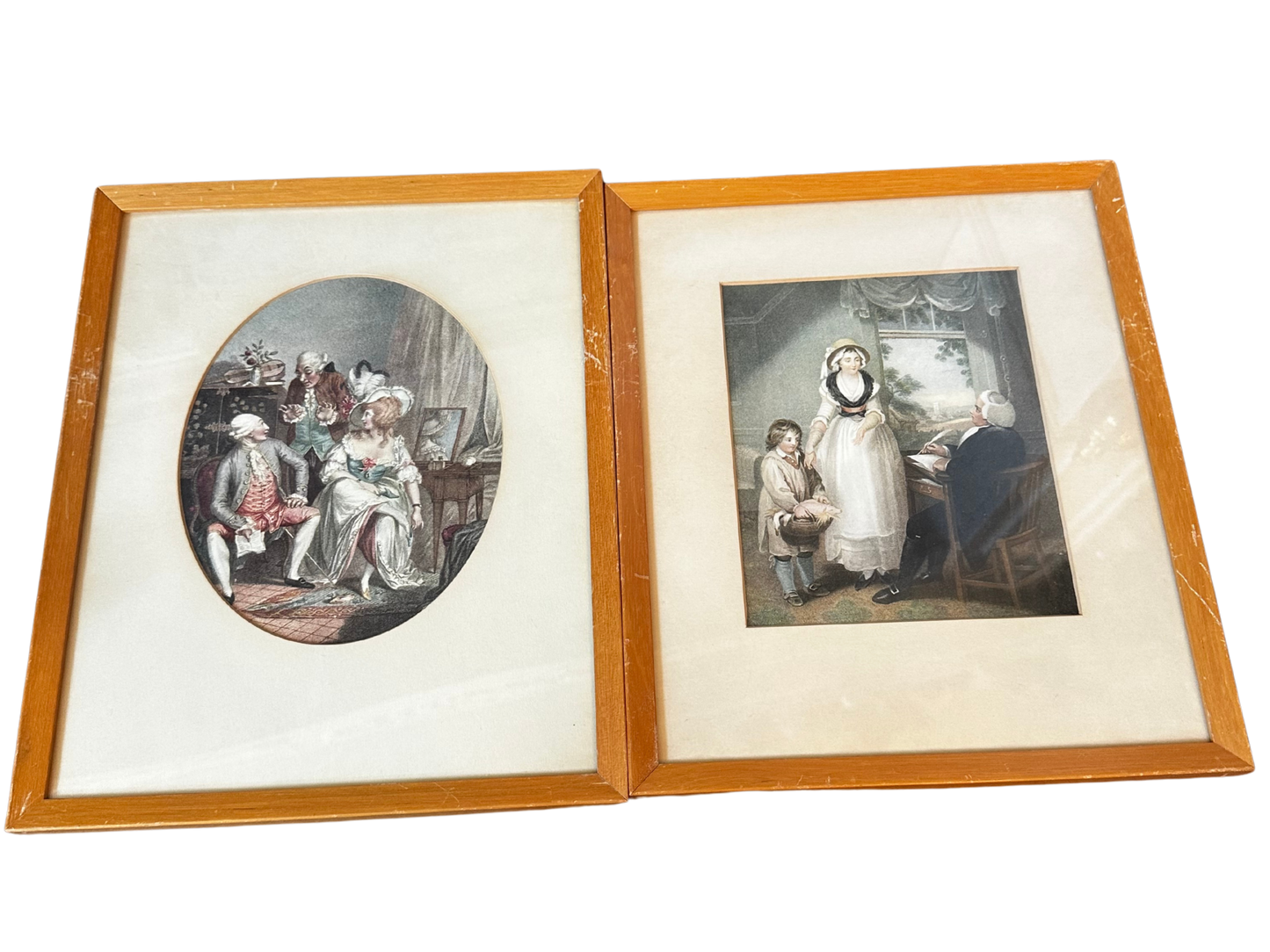 "The Vicar of the Parish" and "The French Dressing Room" Prints