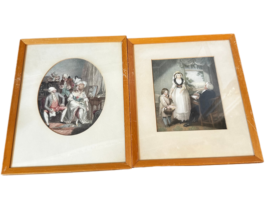 "The Vicar of the Parish" and "The French Dressing Room" Prints