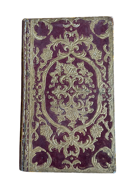 1850 French Gilt Cartonnage Book, Mathilde et Gabrielle ou les Bienfaits d’une Éducation Chrétienne