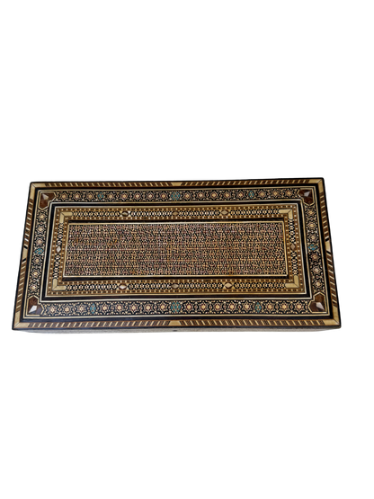 Fine Syrian or Moorish (Damascus) Micro-Mosaic Inlaid Jewelry or Document Box