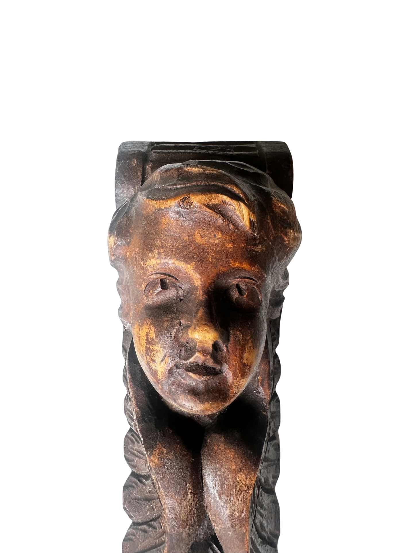 Carved Wooden Cherub / Angel Architectural Salvage