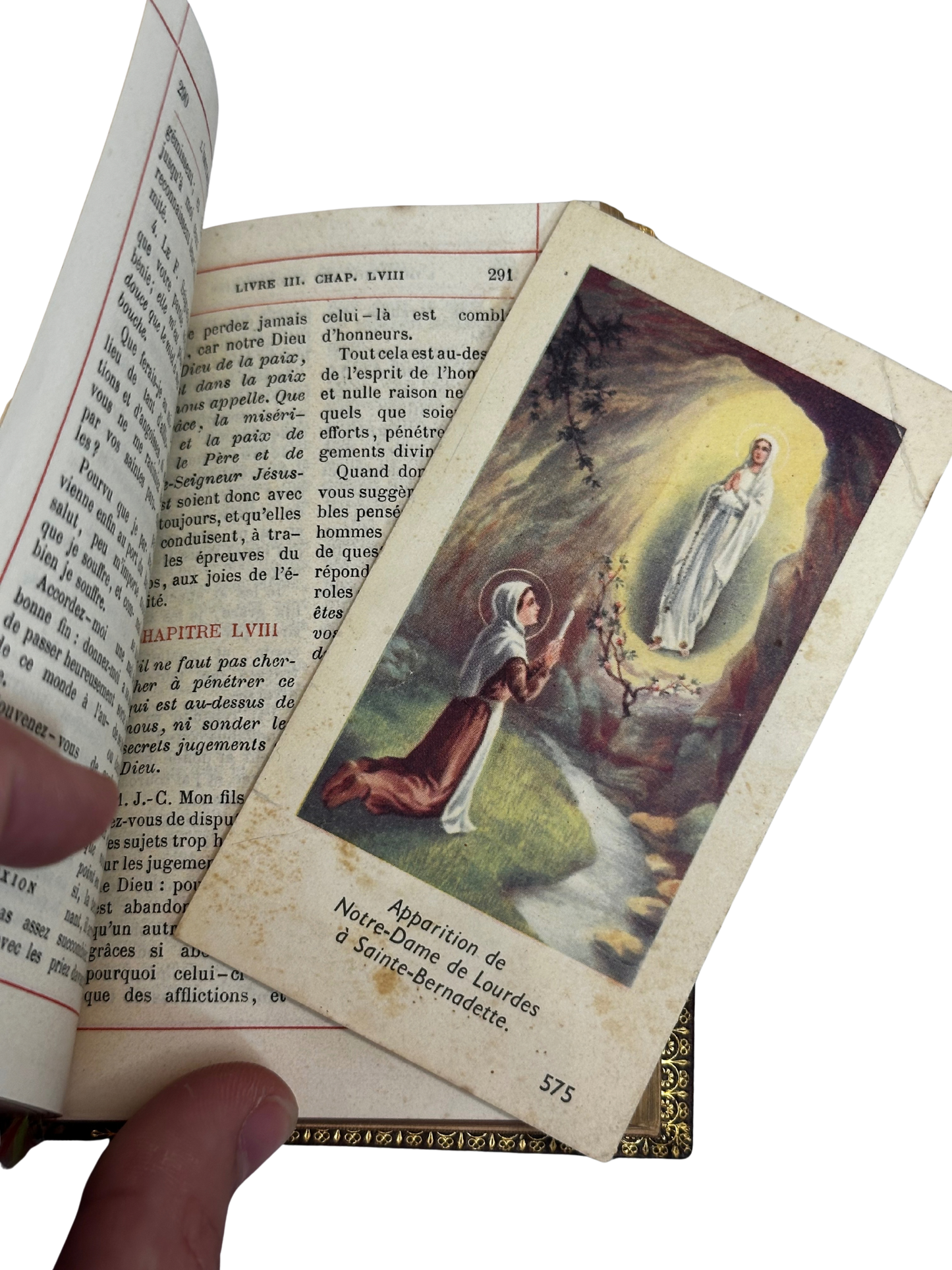 French Gilt-Edged Leather Devotional Book — L’Imitation de Jésus-Christ, Alfred Mame, Tours (1883)