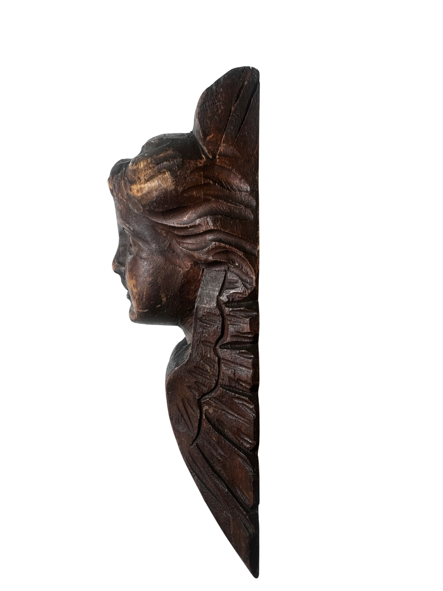 Carved Wooden Cherub / Angel Architectural Salvage
