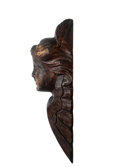 Carved Wooden Cherub / Angel Architectural Salvage