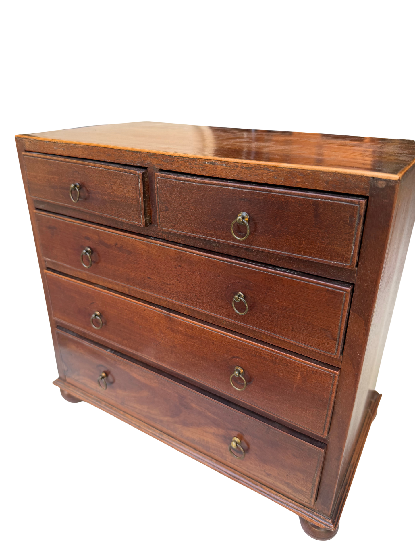 Early 19th Century Georgian Tabletop Chest of Drawers