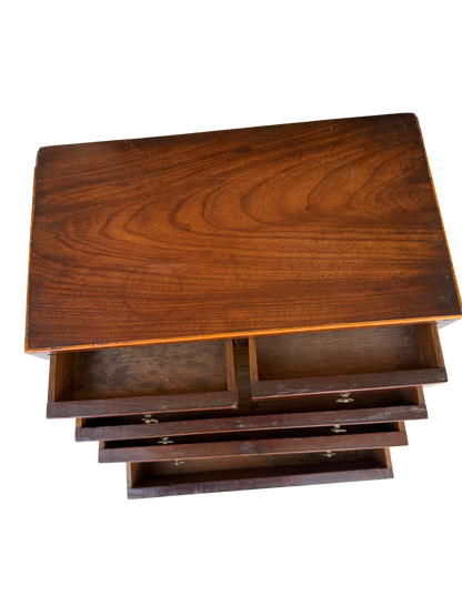 Early 19th Century Georgian Tabletop Chest of Drawers