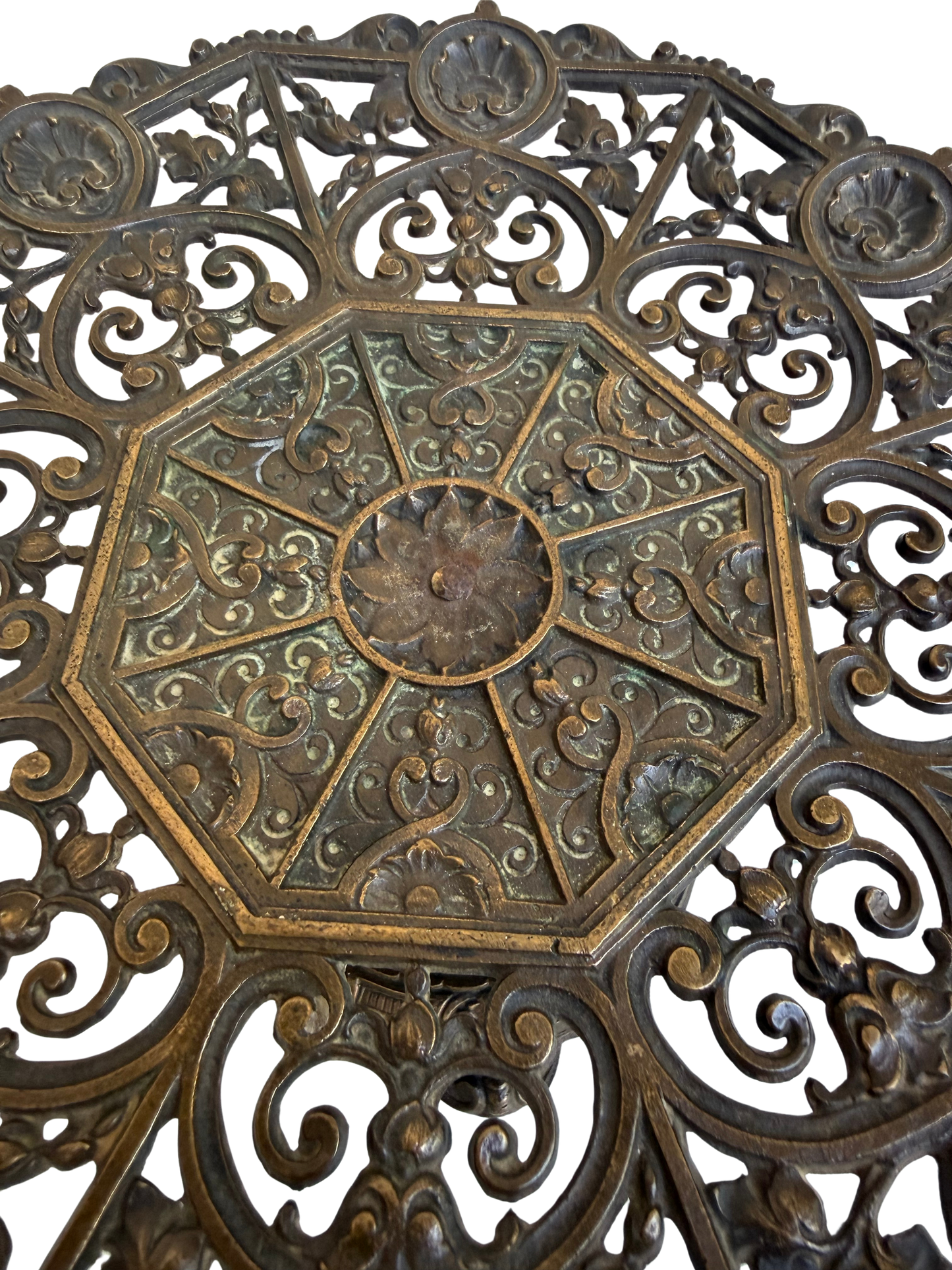 Neoclassical Style Patinated Metal Centerpiece Tazza