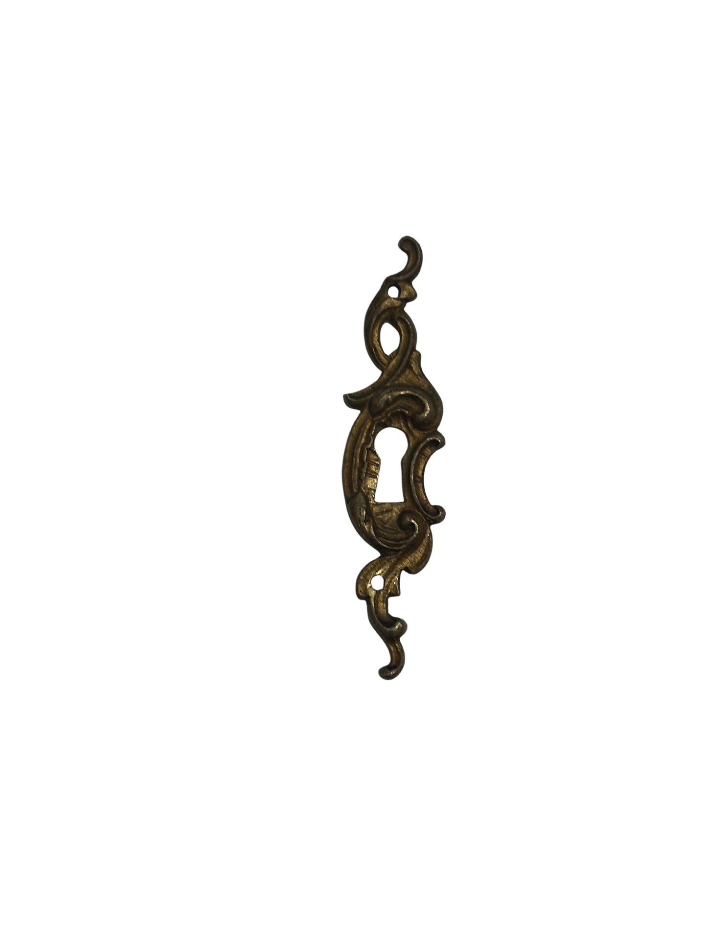 Antique Bronze Ornate and Flourish Key Hole