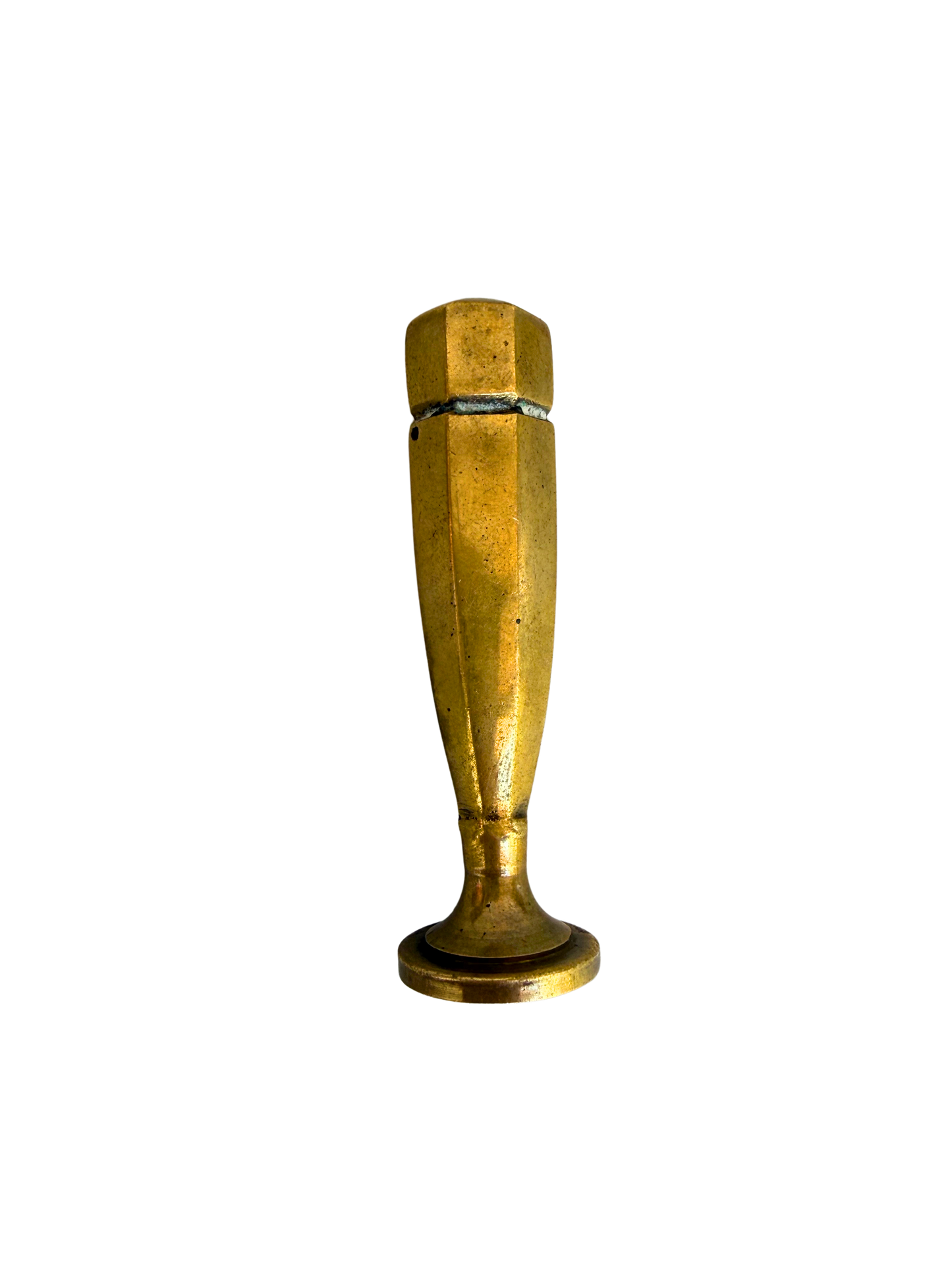 19th Century Brass Wax Seal Stamp (Blank Bottom)