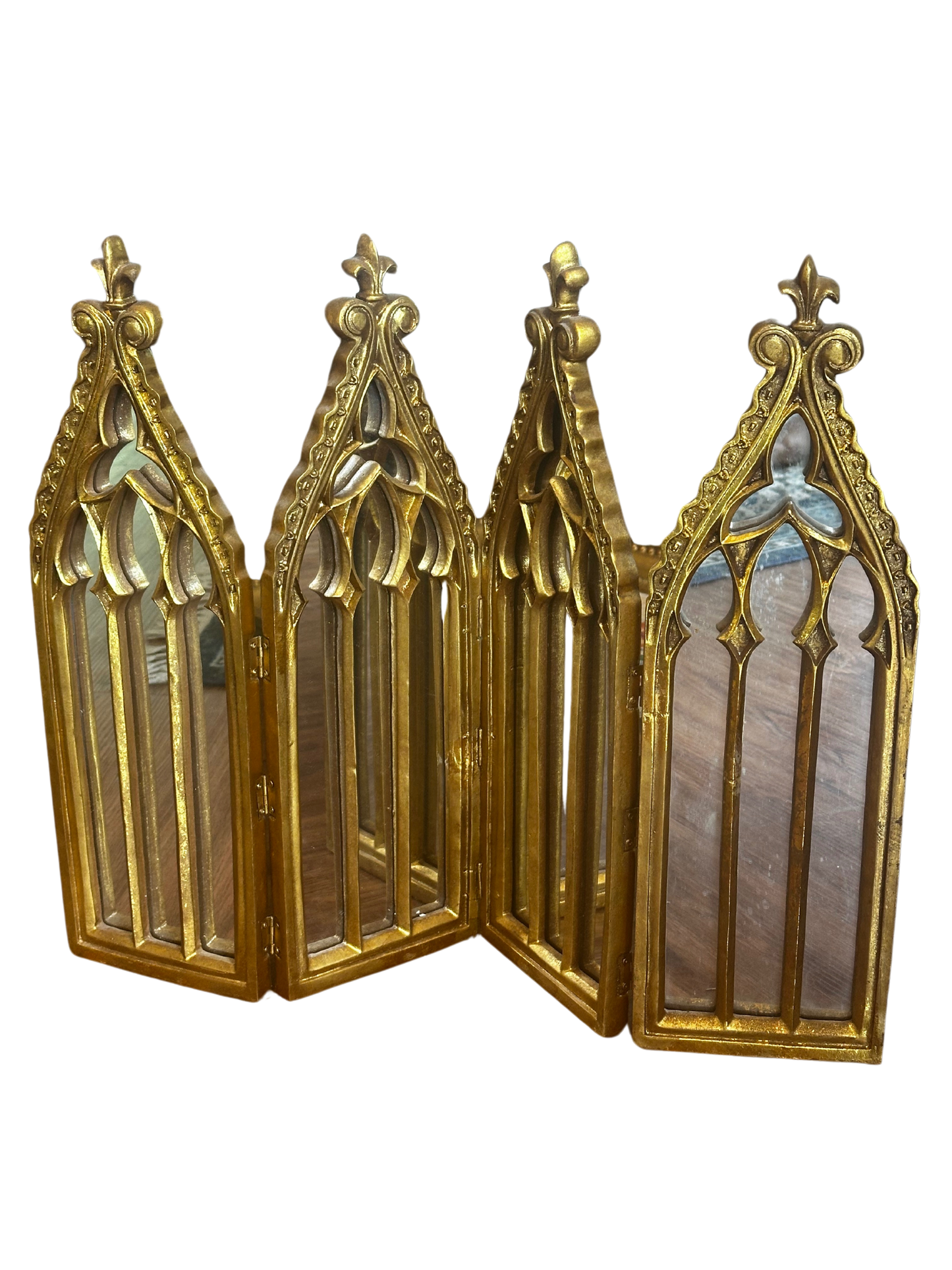 Vintage (70s-90s) Gothic Style Accordion Folding Mirrors