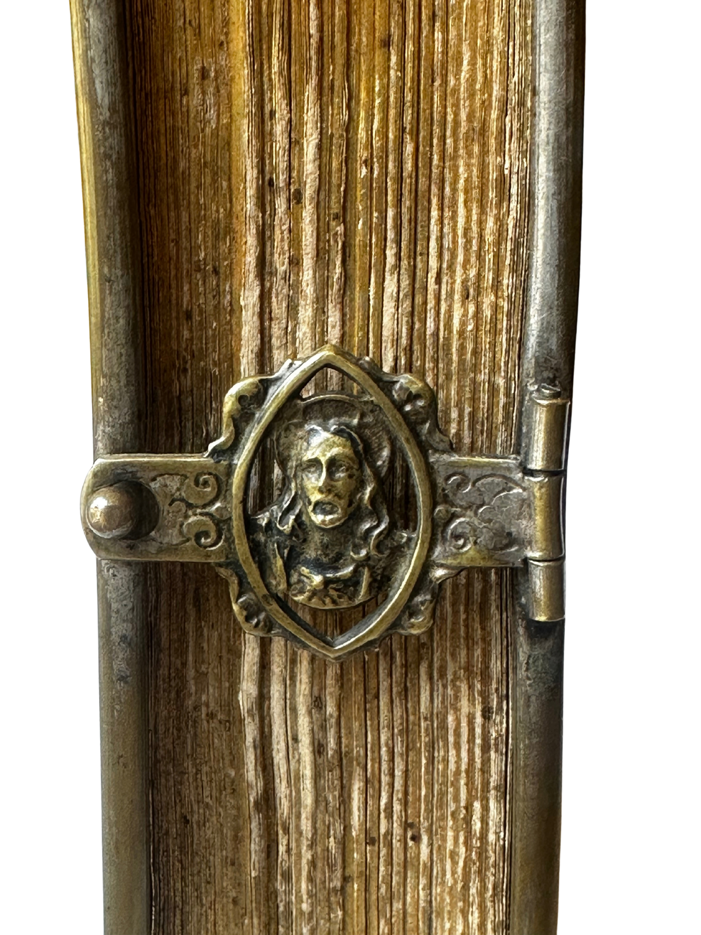 19th-Century Manuel de Dévotion with Gilt Monogram Cover and Figural Metal Clasp