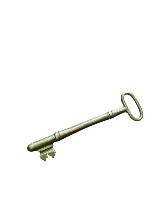 Large Brass Skeleton Key