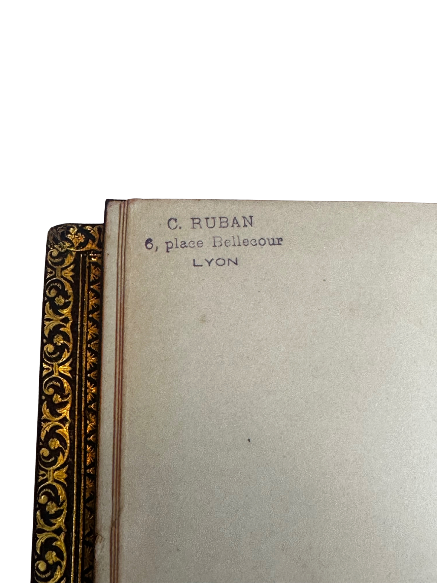 Antique French Leather-Bound Imitation de Jésus-Christ Devotional Book (1889)