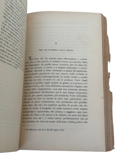 1910 Benedetto Croce Problemi di Estetica — First Edition, Bari, Laterza, with Calvin S. Brown Provenance