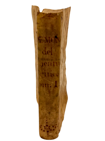 Vellum "Demonstracion Critico-Apolgetica de el Theatro Critico Universal" by Benito Jeronimo Feijoo (1757)