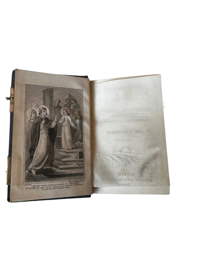 1868 Paroissien Romain with Cross-and-Keys Motif and Silver Clasp (Dijon)