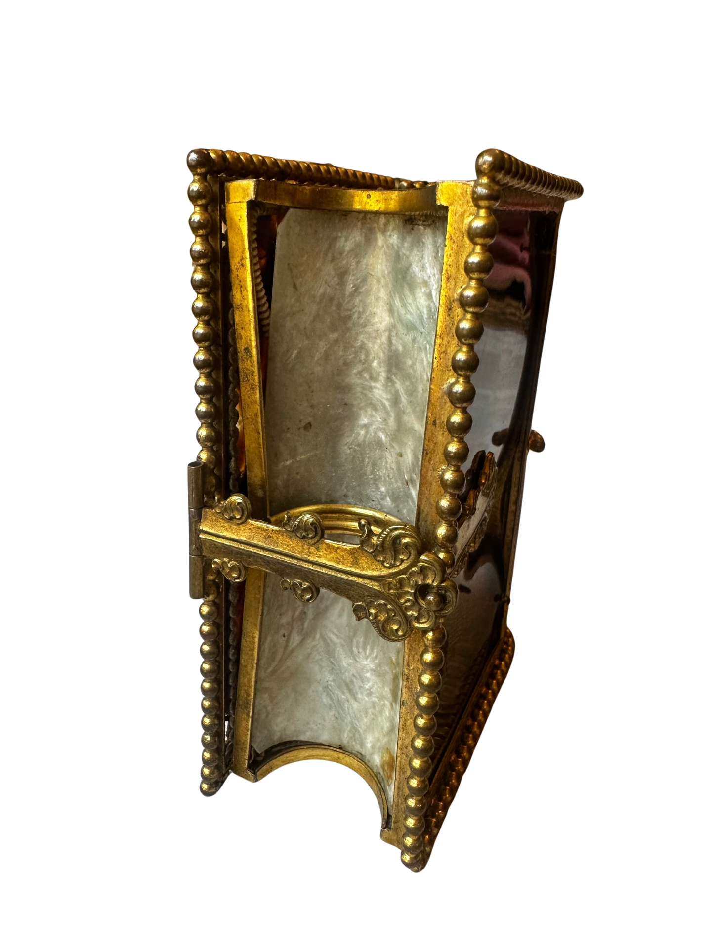 French Tortoiseshell and Mother-of-Pearl Mounted Book Form Box