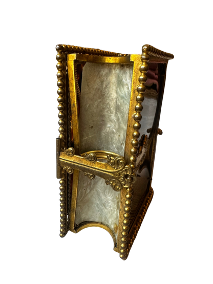 French Tortoiseshell and Mother-of-Pearl Mounted Book Form Box