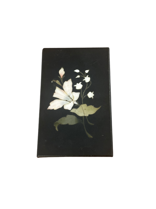 Italian Pietra Dura Floral Plaque
