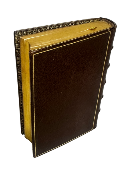 French Gilt-Edged Leather Devotional Book — L’Imitation de Jésus-Christ, Alfred Mame, Tours (1883)