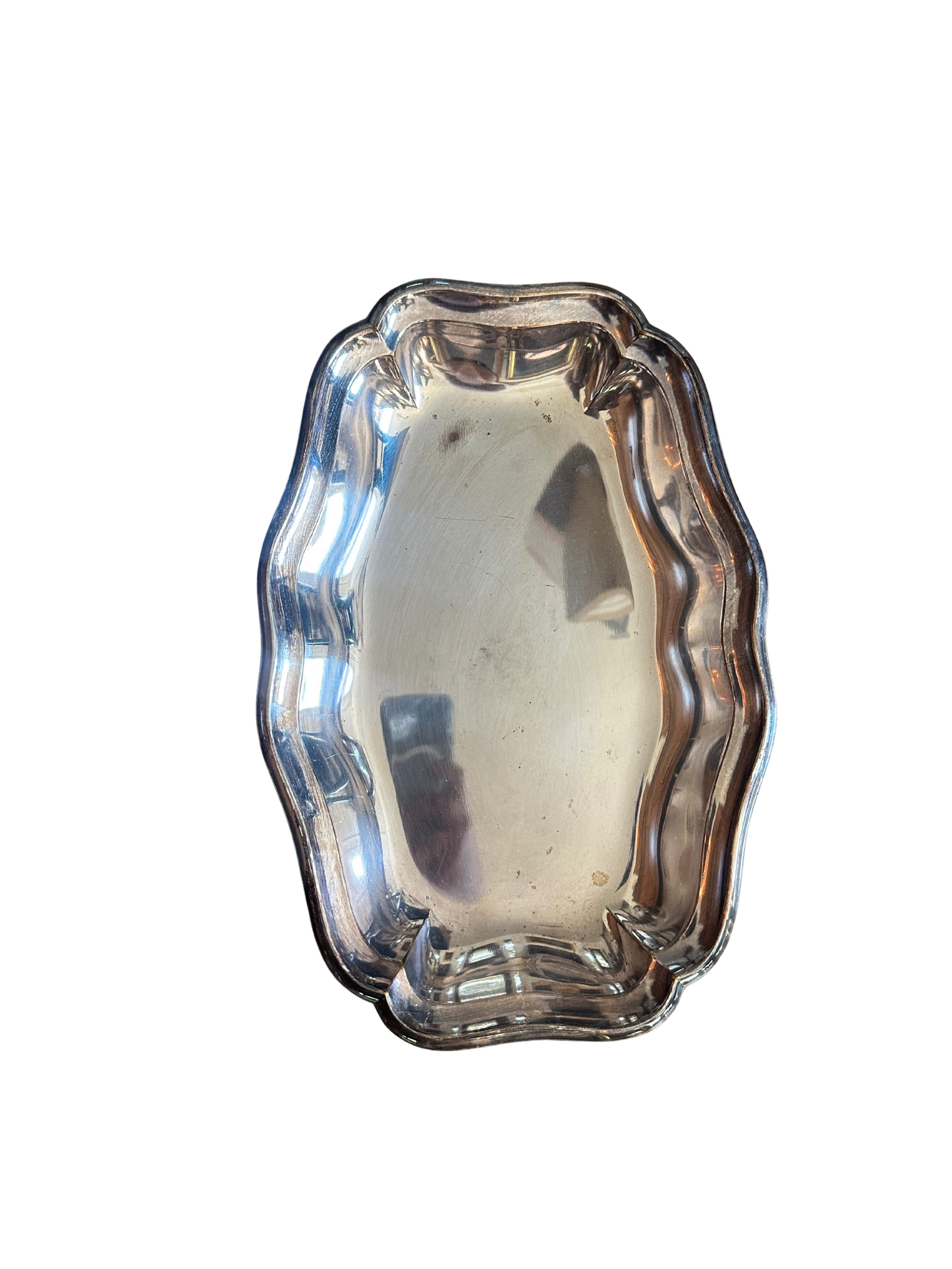 WMF Scalloped Rectangular Silverplate Tray