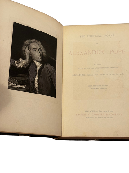 "Pope's Poetical Works" Edited by Adolphus William Ward (Late 19th C)
