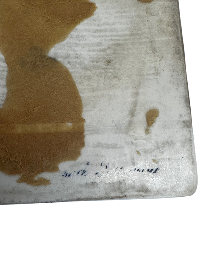 Hand-Painted KPM-Style Porcelain Portrait Plaque of a Woman with Daisies, after Jules Frederic Ballavoine