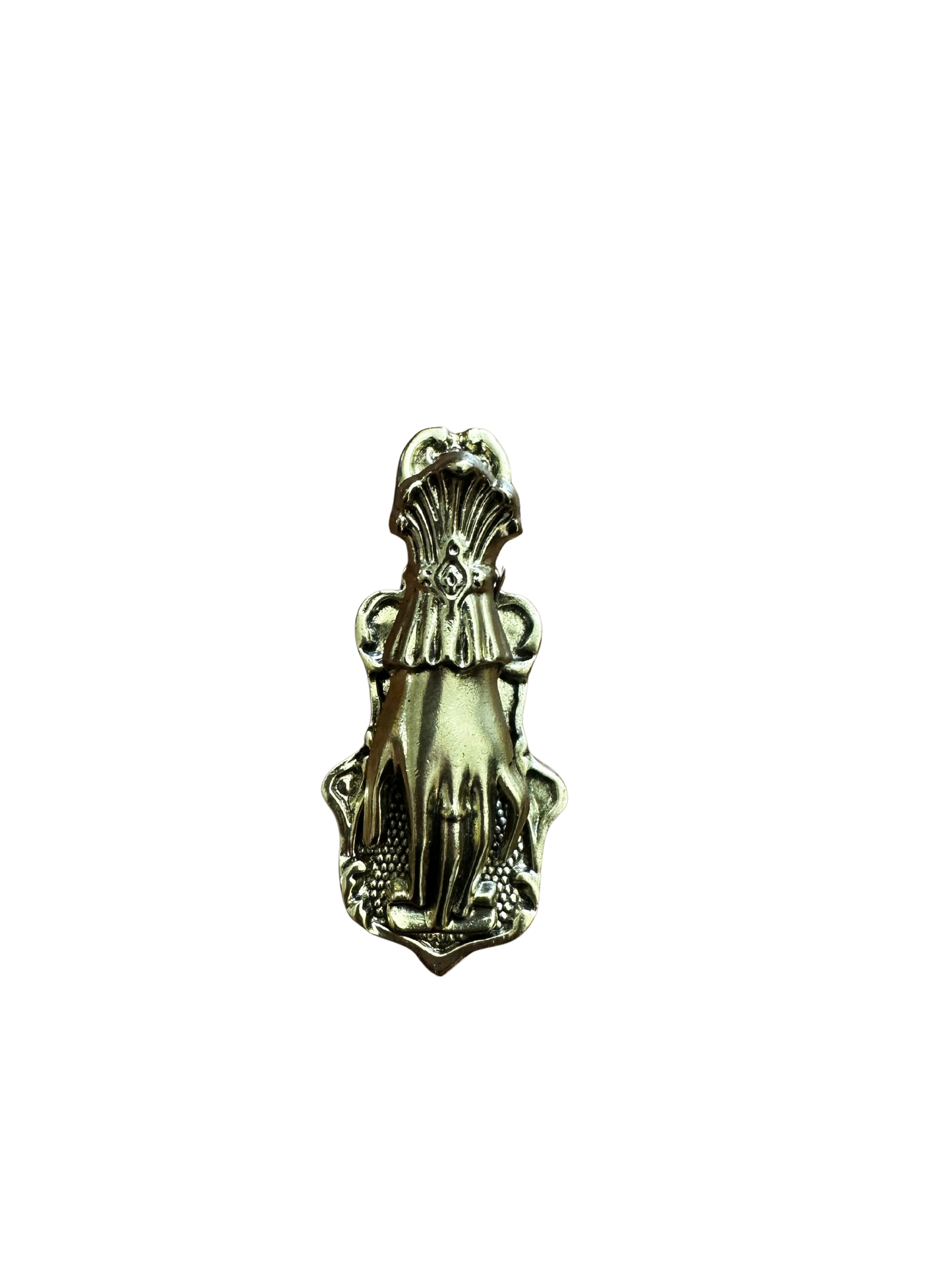 Medium Vintage Gold Ladies Hand Clip