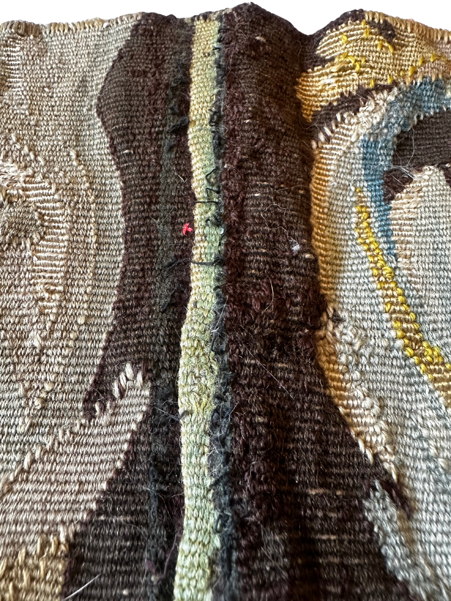 Antique Tapestry Border Fragments with Acanthus Motifs (Seamed)