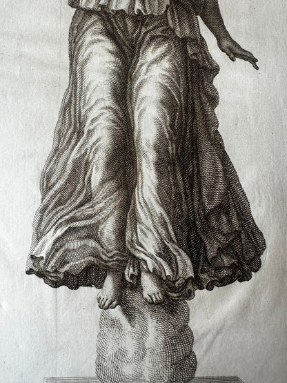 18th C Engraving of the Goddess Juno