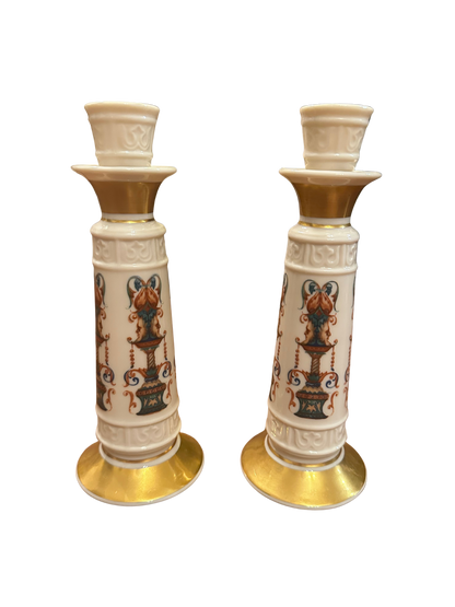 Pair of Vintage Lenox Candlestick Holders