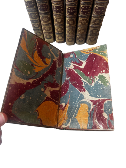 18th Century French Leather Bound Tacite - Annales (7 volumes; partial set)