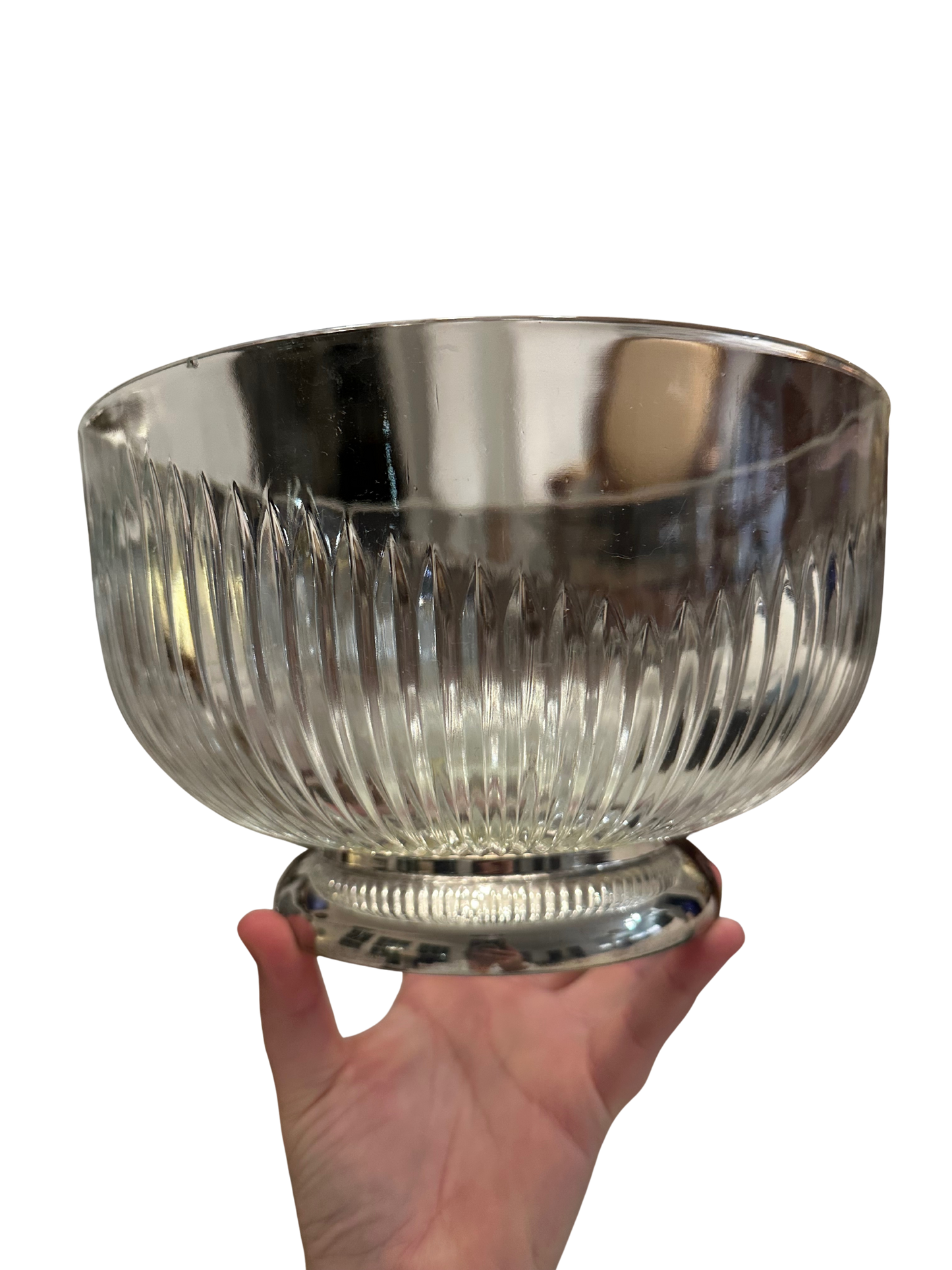 Landes Italian Glass Centerpiece Bowl