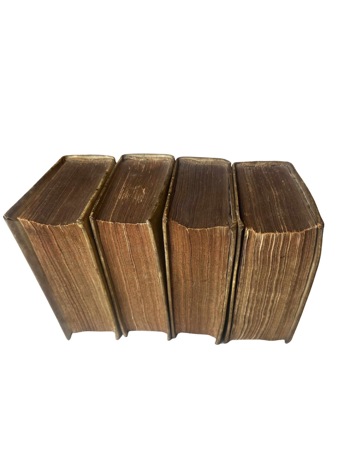 1738 Vellum-Bound Biography of Emperor Charles V (Complete 4-Volume Set)
