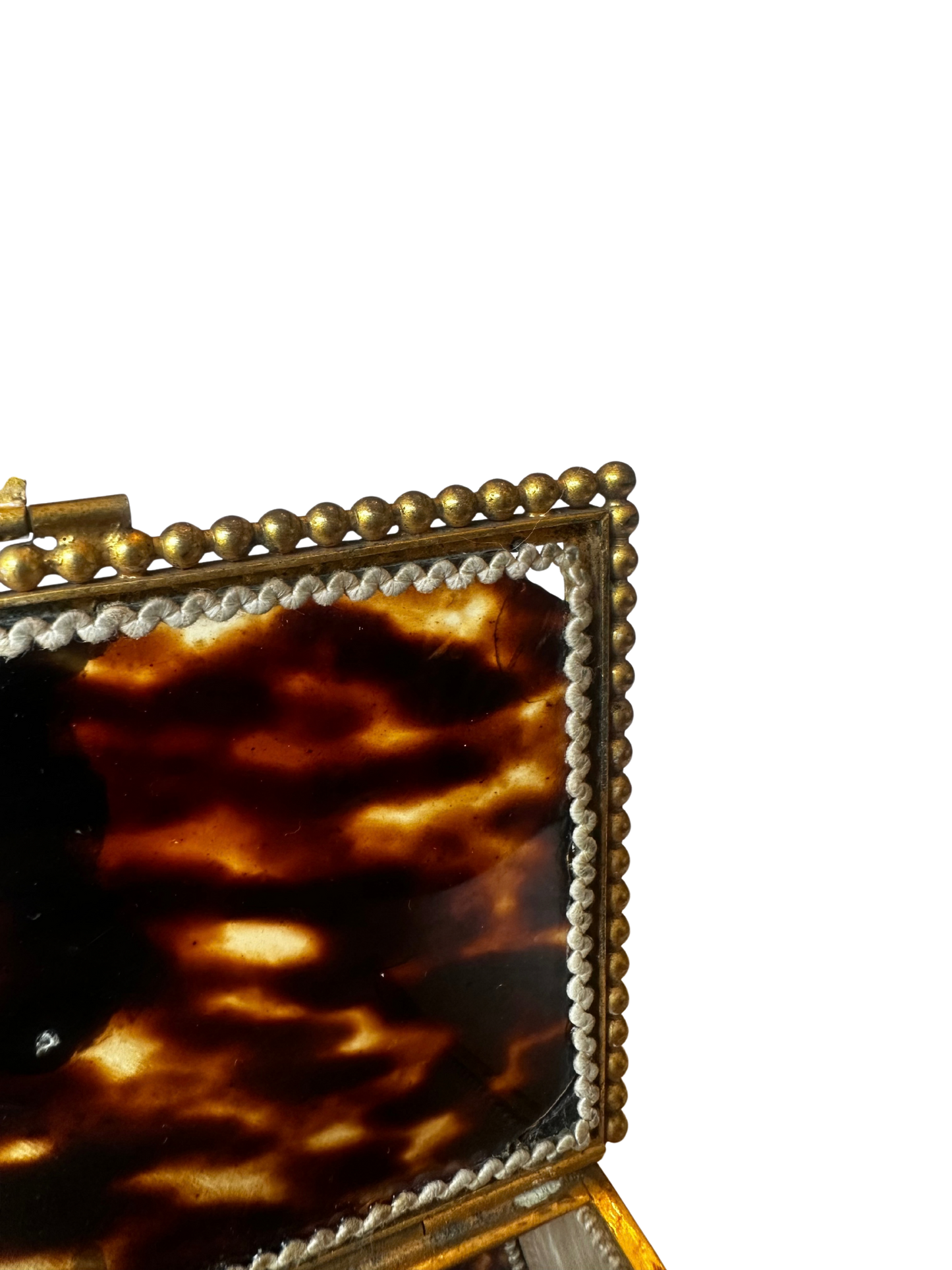 French Tortoiseshell and Mother-of-Pearl Mounted Book Form Box