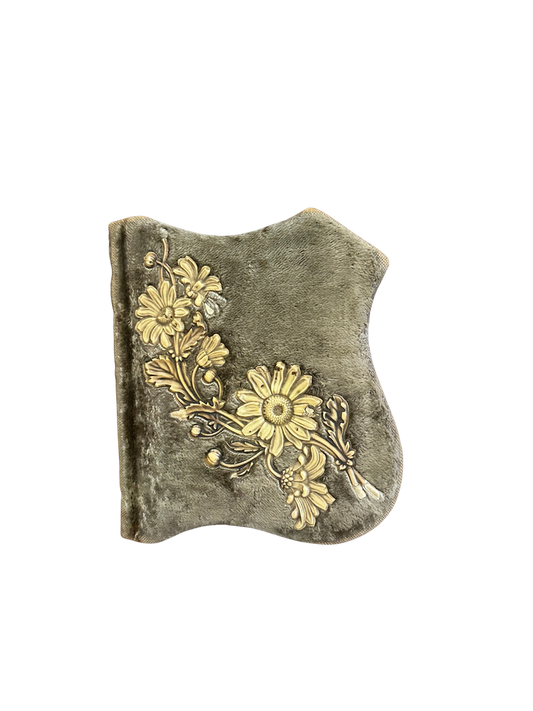 Victorian Autograph Album with Floral Relief Cover, Charlestown Massachusetts Schoolgirl Entries, Dated 1891–1894