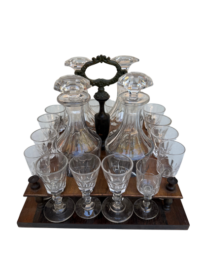 French Napoleon III Period Marquetry Cave a Liqueur