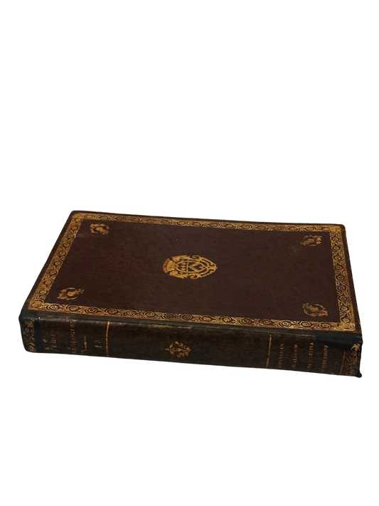 19th C Antique Hollowed Book Box (Concealment Box) - Theological Volume
