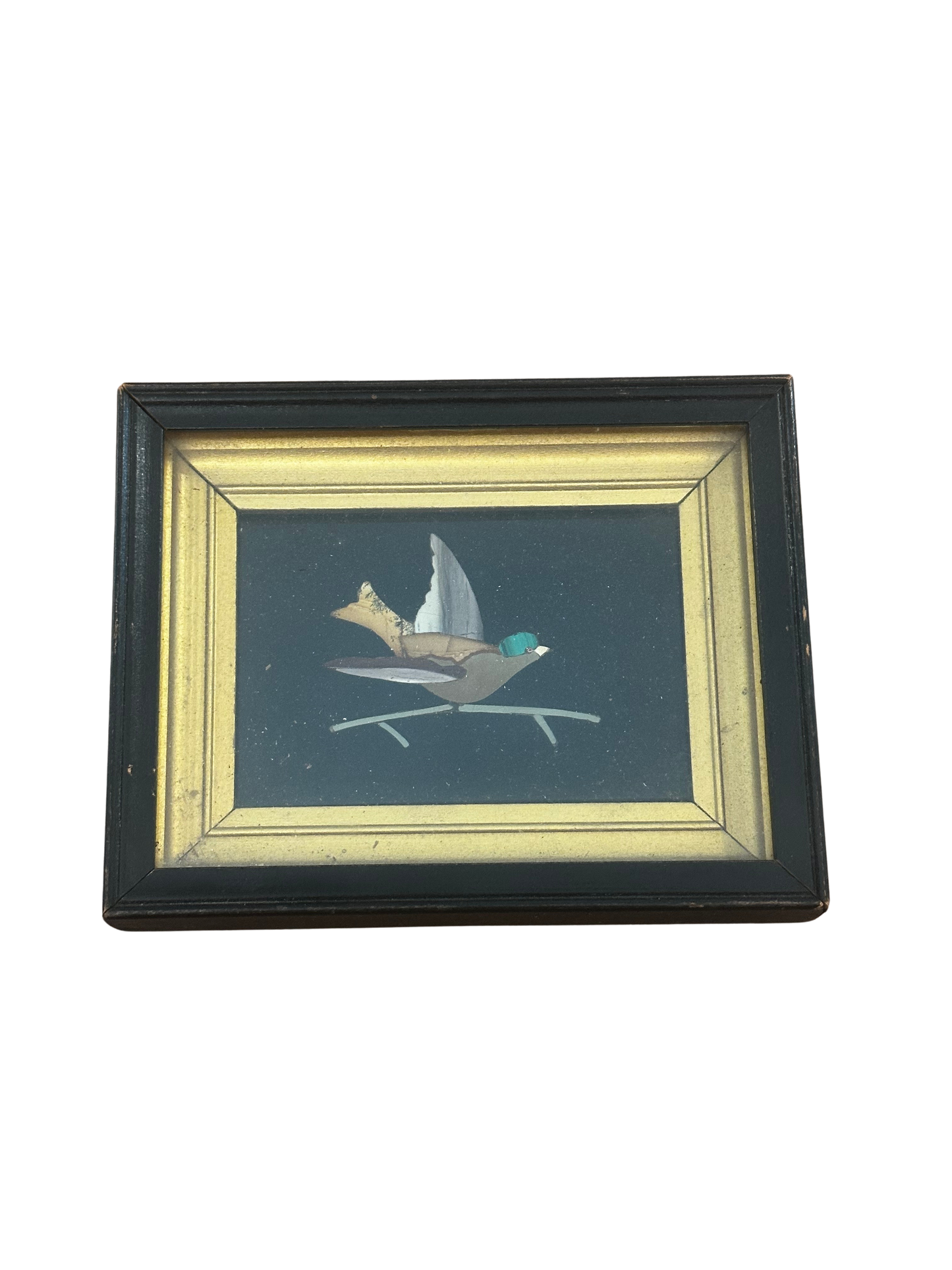 Italian Pietra Dura Plaque of a Bird, Florence (Il Mosaico di Firenze)