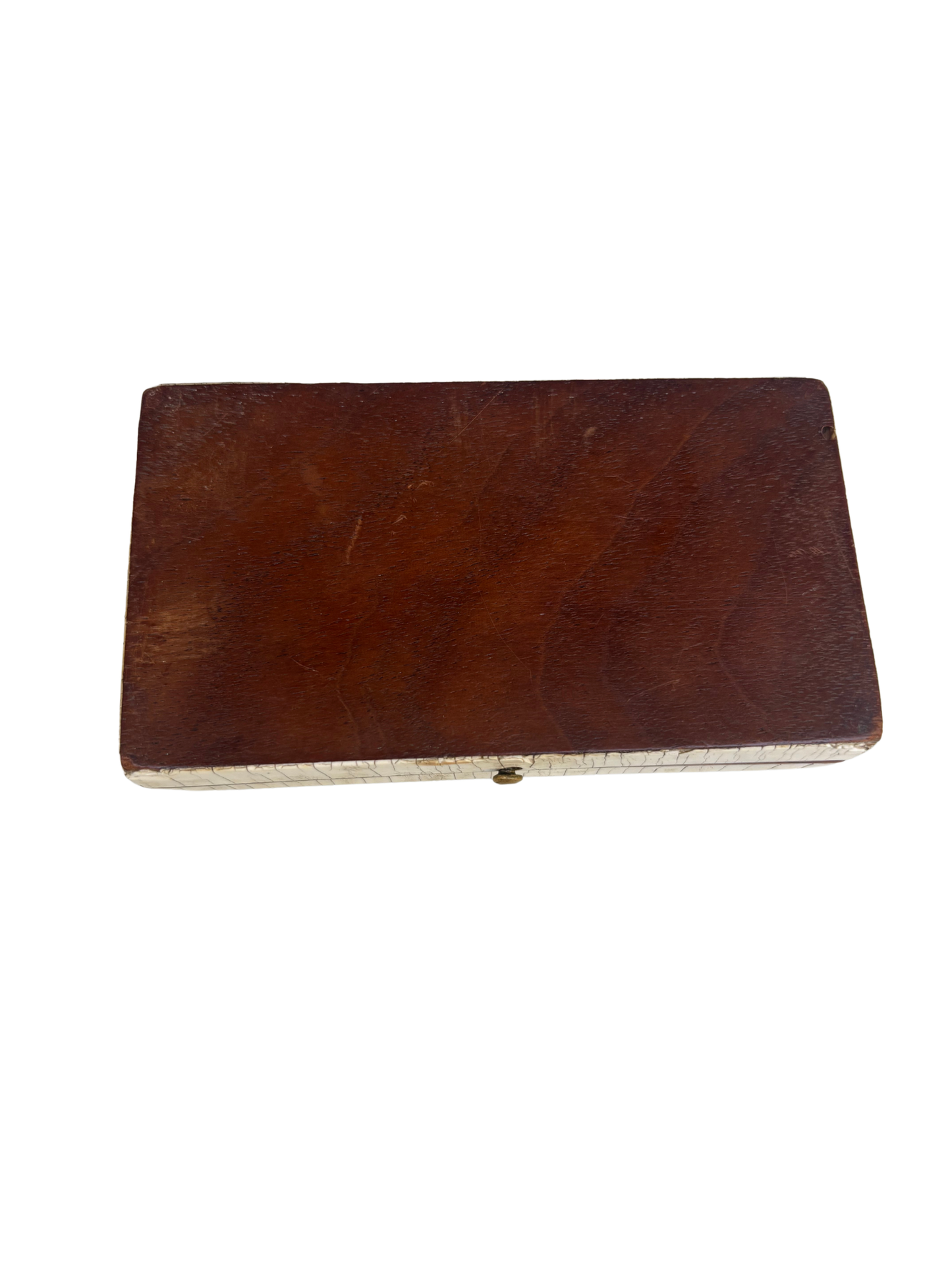 19th Century French Palais Royal Style Tessellated Bone and Tortoiseshell Inlaid Trinket Box
