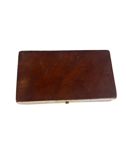 19th Century French Palais Royal Style Tessellated Bone and Tortoiseshell Inlaid Trinket Box