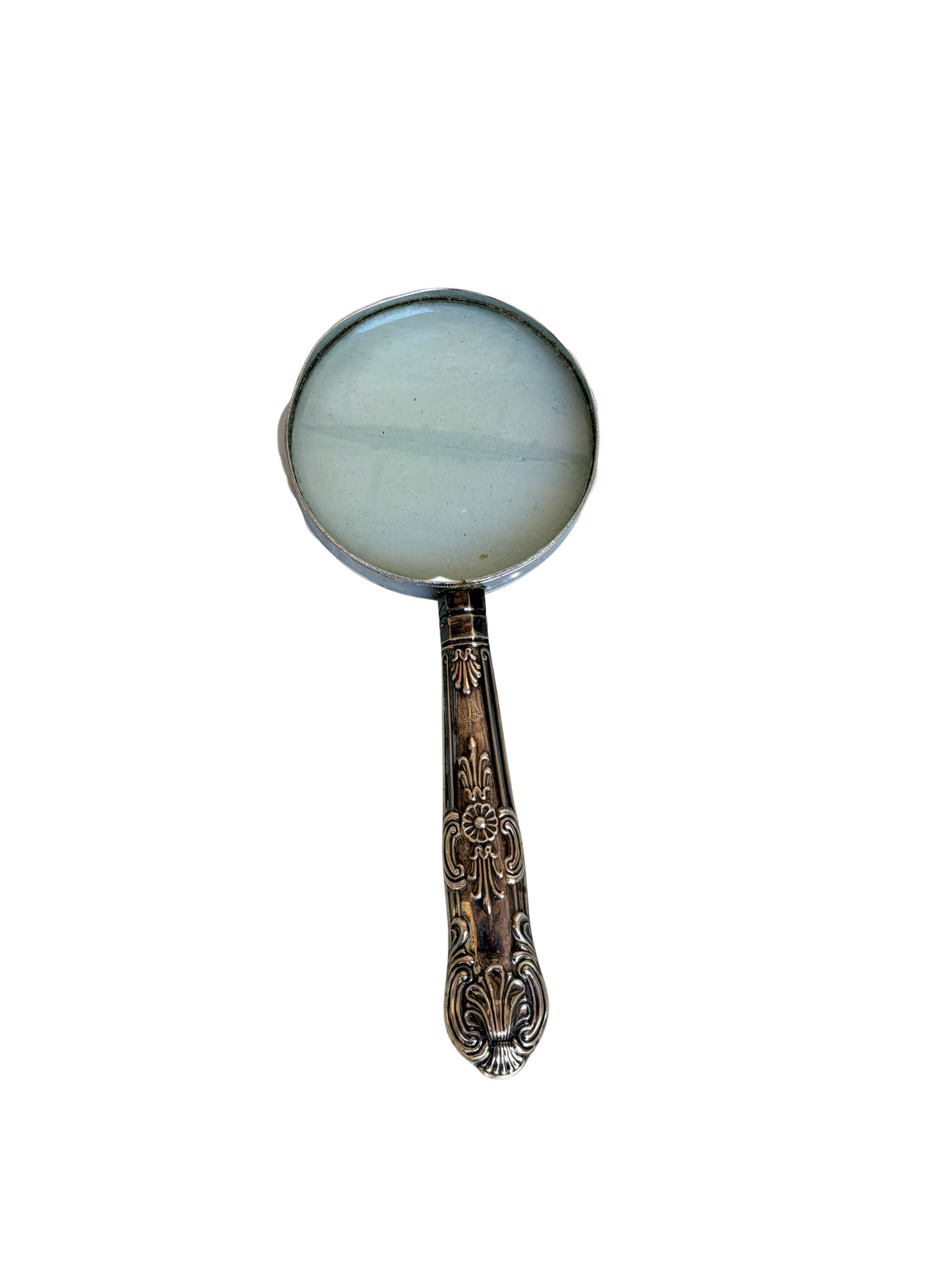 English Sheffield Sterling Silver Hand Magnifying Glass