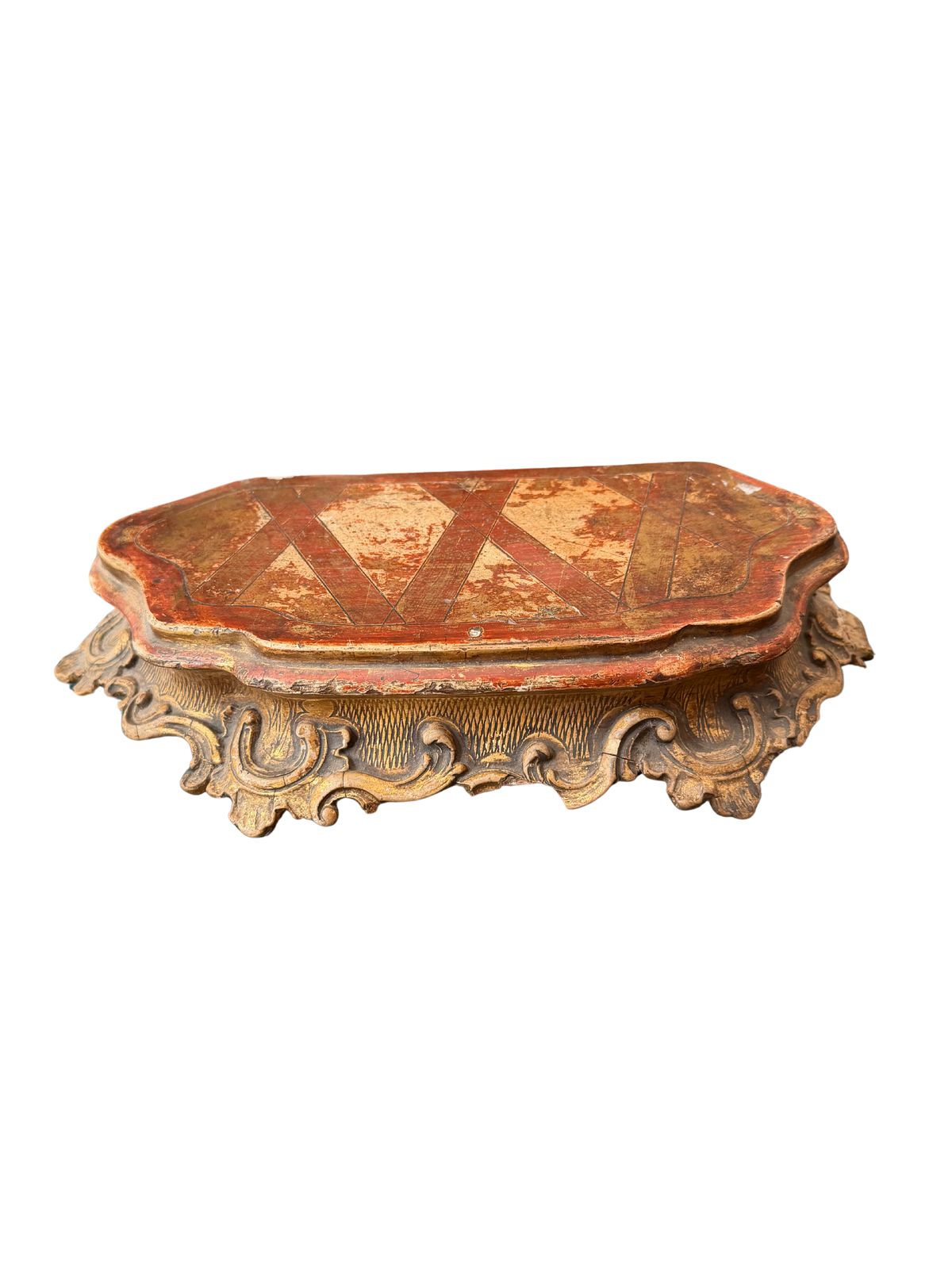French Rococo Revival Giltwood Riser / Plateau, 19th Century