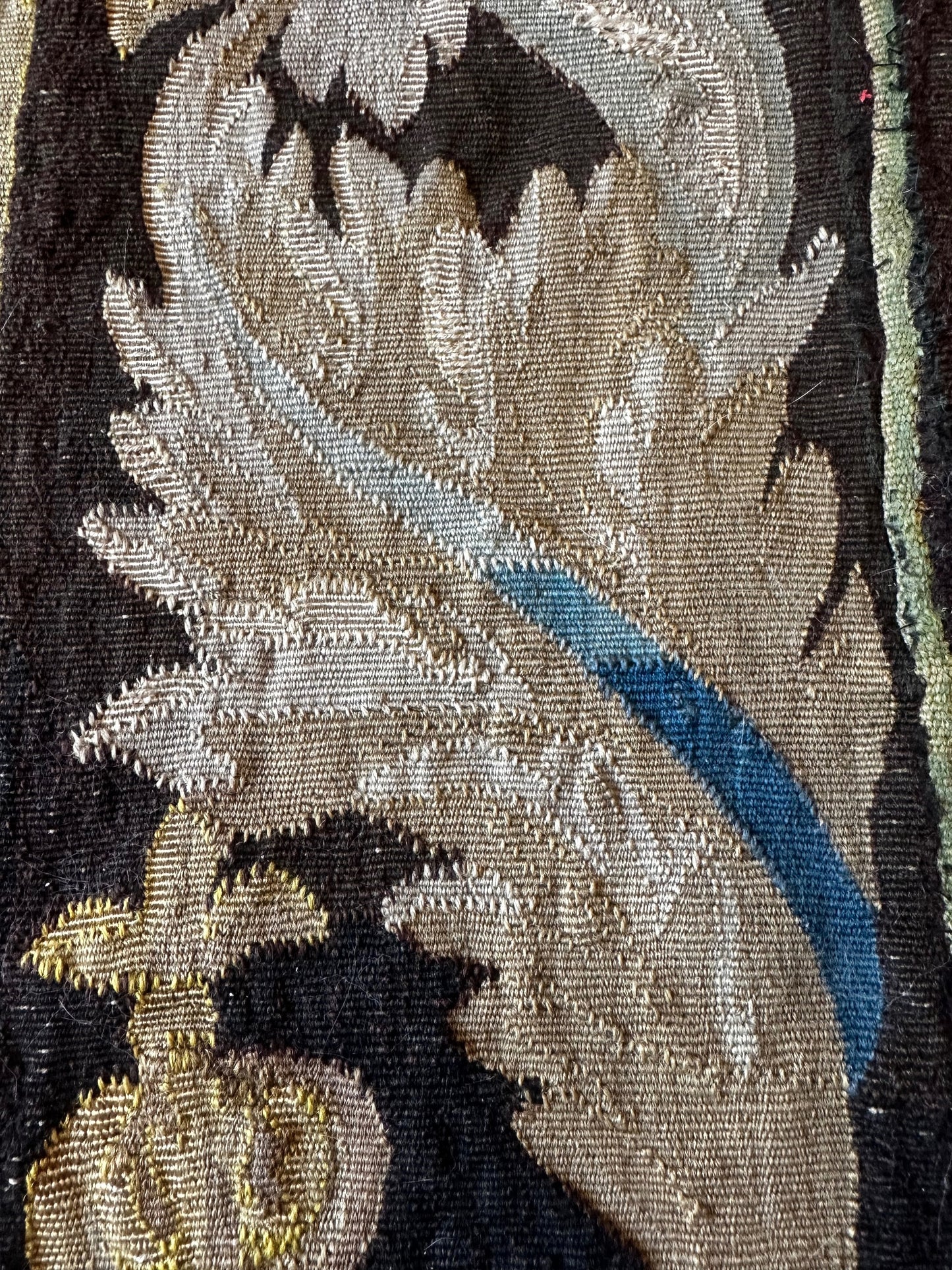 Antique Tapestry Border Fragments with Acanthus Motifs (Seamed)