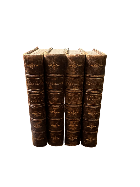 Set of Four 19th C Works by Jean-Baptiste Massillon (1663-1742) - Grand Careme (Pts 1, 2), Petit Careme, L'Avent