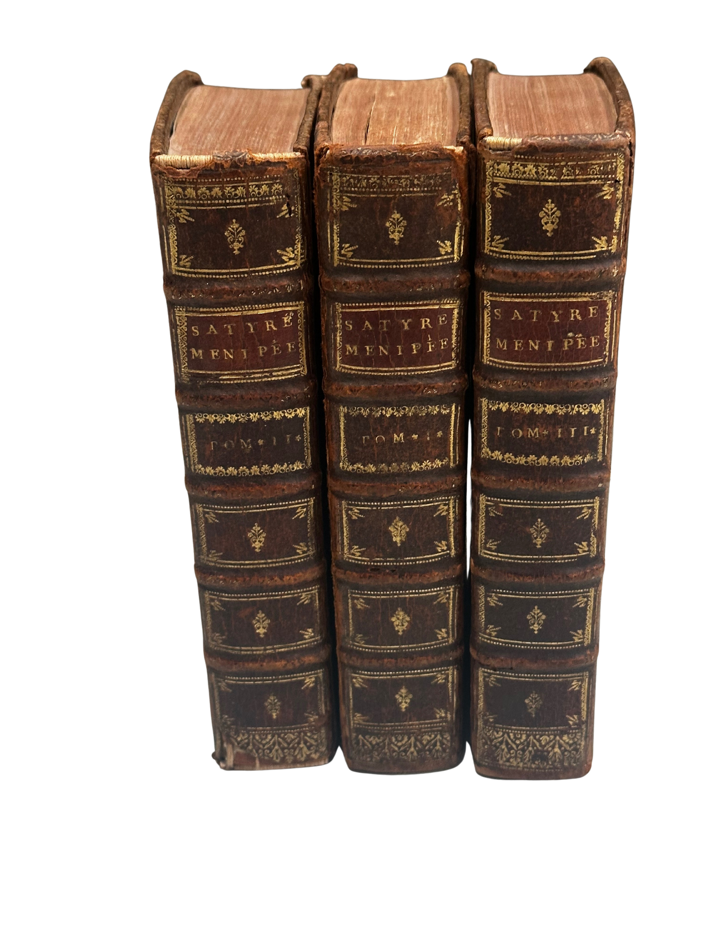 Complete 3 Volume Book Set - Satyre Menippee (1711)