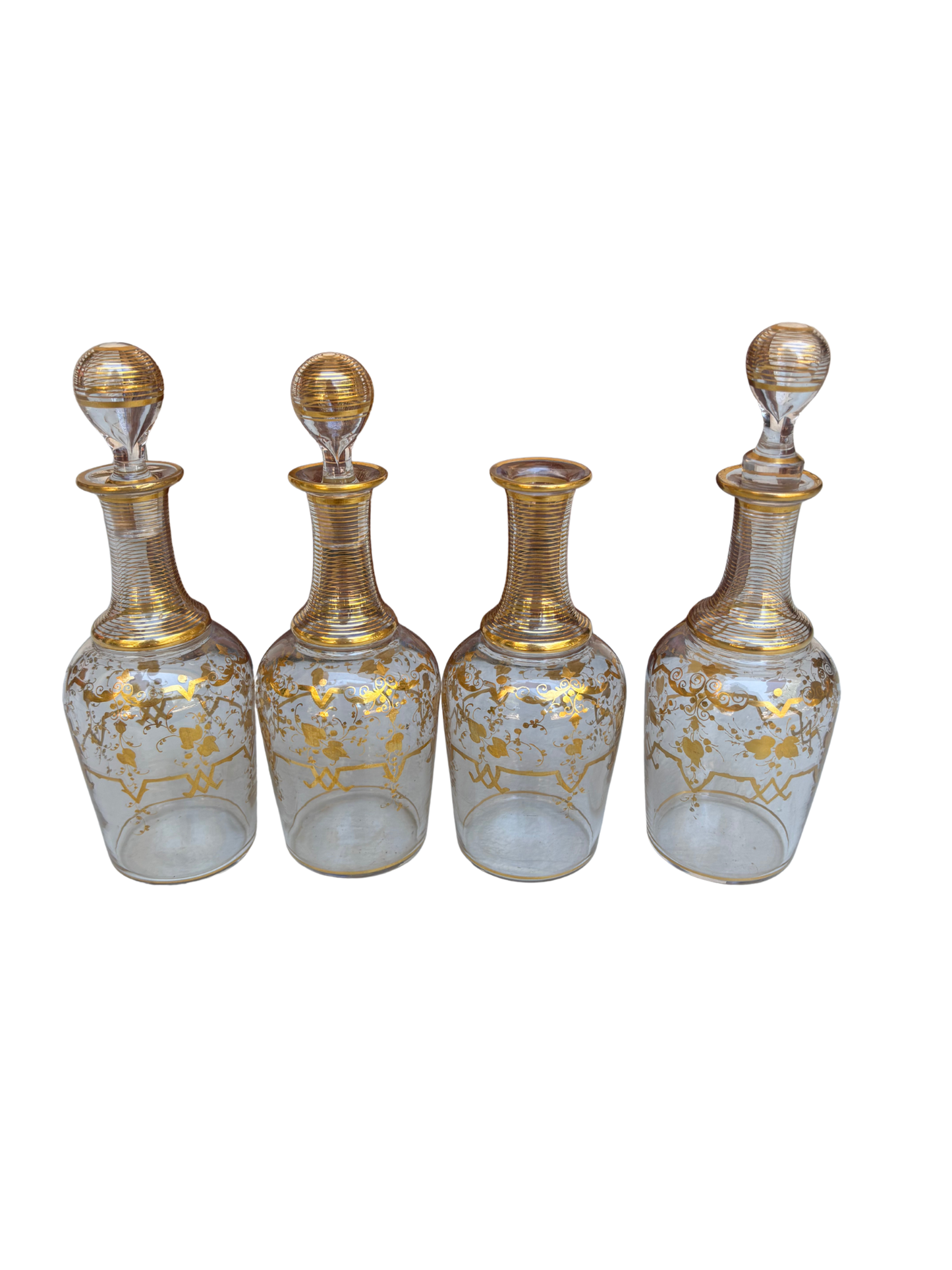 Exceptional Napoleon III Burlwood Cave à Liqueur with Gilded Glass Service and Decanters